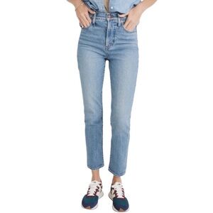 Madewell The Perfect Vintage Banner Wash Mom Jeans Size 28